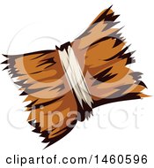 Clipart Of A Hay Bale Royalty Free Vector Illustration