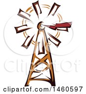 Poster, Art Print Of Farm Windmill