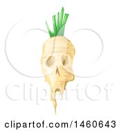 Gmo Sugar Beet With A Skull Face