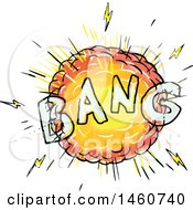 Poster, Art Print Of Cartoon Comic Bang Explosion