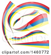 Poster, Art Print Of Colombian Flag Banners