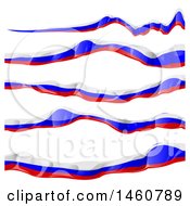 Poster, Art Print Of Russian Flag Banners
