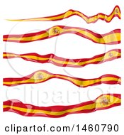 Poster, Art Print Of Spanish Flag Ribbons