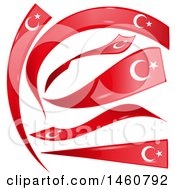 Poster, Art Print Of Turkish Flag Design Elements