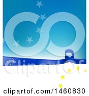 Poster, Art Print Of European Flag Background