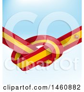 Poster, Art Print Of Spanish Flag Knot Background