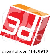 Clipart Of A 3d Design Royalty Free Vector Illustration