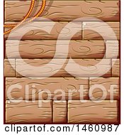 Poster, Art Print Of Rope And Wood Panel Background
