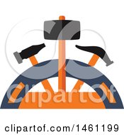 Clipart Of A Tool Design Royalty Free Vector Illustration