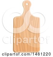 Clipart Of A Cutting Board Royalty Free Vector Illustration