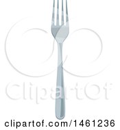 Clipart Of A Fork Royalty Free Vector Illustration