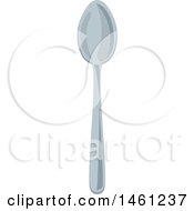 Clipart Of A Spoon Royalty Free Vector Illustration