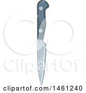 Clipart Of A Knife Royalty Free Vector Illustration