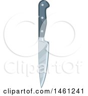 Clipart Of A Knife Royalty Free Vector Illustration