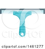 Clipart Of A Squeegee Royalty Free Vector Illustration