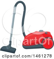 Clipart Of A Canister Vacuum Royalty Free Vector Illustration by Vector Tradition SM