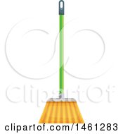 Clipart Of A Broom Royalty Free Vector Illustration