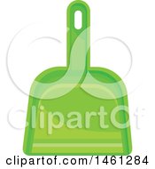 Clipart Of A Dust Pan Royalty Free Vector Illustration