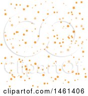 Clipart Of A Starry Pattern Background Royalty Free Vector Illustration