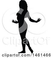 Poster, Art Print Of Silhouetted Dancing Woman