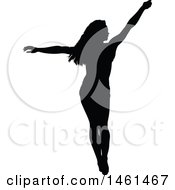 Poster, Art Print Of Silhouetted Dancing Woman