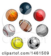 Poster, Art Print Of Sports Balls