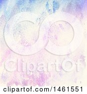 Clipart Of A Grungy Pastel Halftone Dots Background Royalty Free Vector Illustration