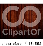 Clipart Of A Dark Wood Planks Background Royalty Free Illustration