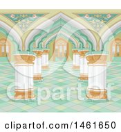 Poster, Art Print Of Palace Interior Background