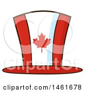 Poster, Art Print Of Canadian Flag Maple Leaf Top Hat