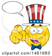 Poster, Art Print Of Emoji Smiley Face Uncle Sam Talking And Pointing At You