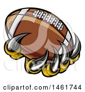 Poster, Art Print Of Monster Or Eagle Claws Holding A Football