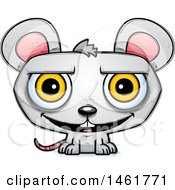 Cartoon Grinning Evil Mouse