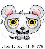 Cartoon Scared Evil Mouse
