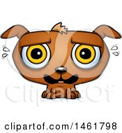 Poster, Art Print Of Cartoon Scared Evil Puppy Dog