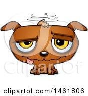 Cartoon Evil Drunk Puppy Dog