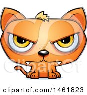 Poster, Art Print Of Cartoon Mad Evil Orange Cat