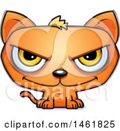 Poster, Art Print Of Cartoon Evil Orange Cat