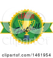 Clipart Of A Soccer Championship Design Royalty Free Vector Illustration