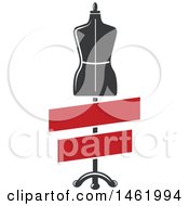 Poster, Art Print Of Mannequin With Blank Banners