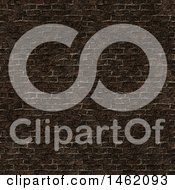 Clipart Of A 3d Brick Wall Background Texture Royalty Free Illustration by KJ Pargeter