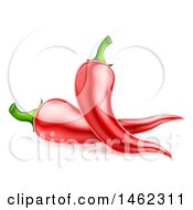Poster, Art Print Of Red Chile Peppers