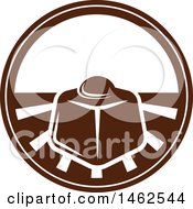 Clipart Of A Chocolate Design Royalty Free Vector Illustration