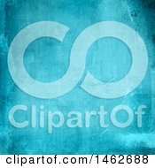 Clipart Of A Distressed Aged Blue Paper Background Royalty Free Illustration