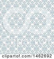 Clipart Of A Blue Circles Pattern Royalty Free Vector Illustration by KJ Pargeter