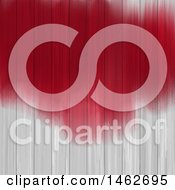 Clipart Of A Red Painted Texture On White Wood Panels Royalty Free Vector Illustration