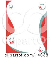 Poster, Art Print Of Stationery Background With Wreaths