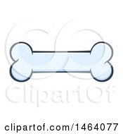 Clipart Of A Dog Bone Royalty Free Vector Illustration