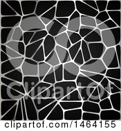 Clipart Of A Black And Silver Pattern Royalty Free Vector Illustration