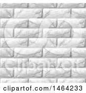 Poster, Art Print Of Seamless White Brick Wall Texture Background